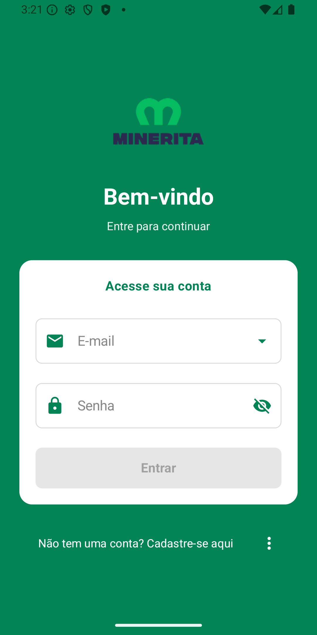 Tela de Login